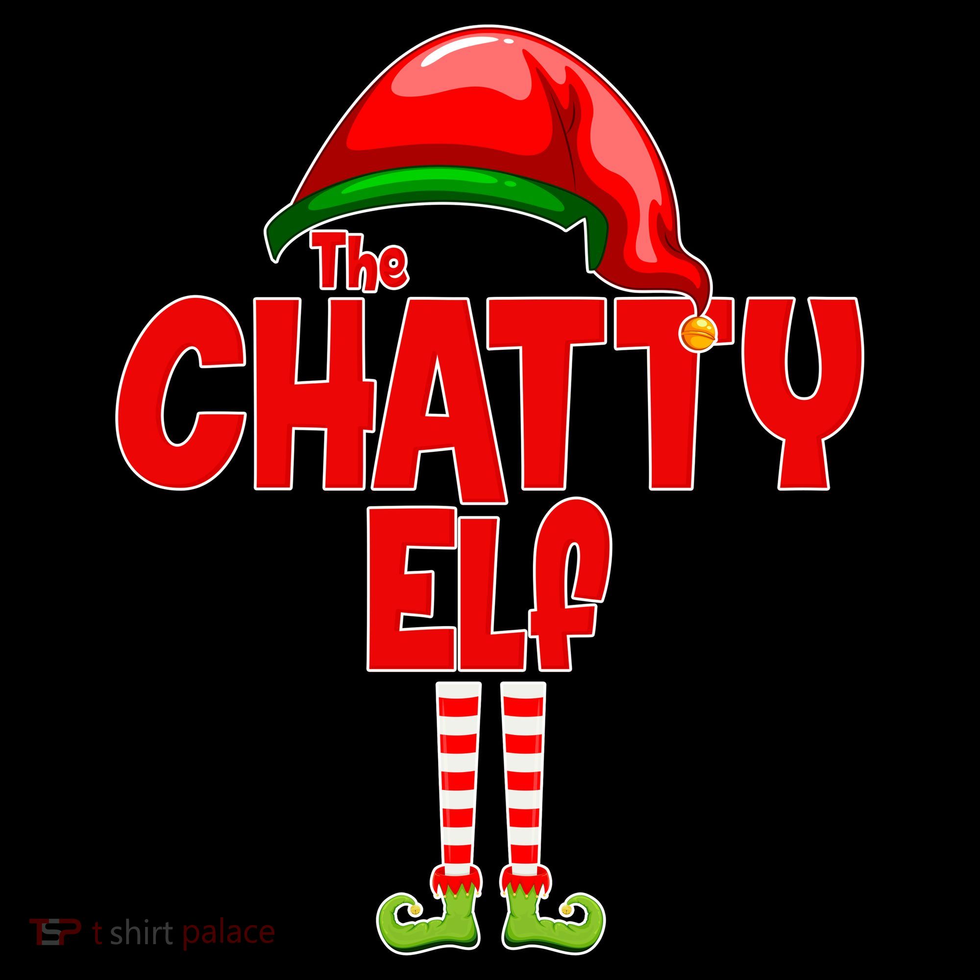 The Chatty Elf Christmas Apron