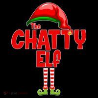 The Chatty Elf Christmas Women's Hoodie thumb 2