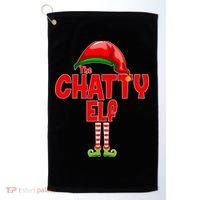The Chatty Elf Christmas Golf Towel thumb 0