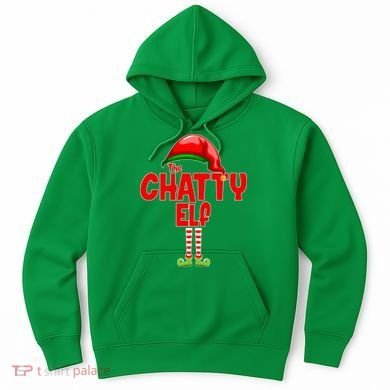 The Chatty Elf Christmas Hoodie