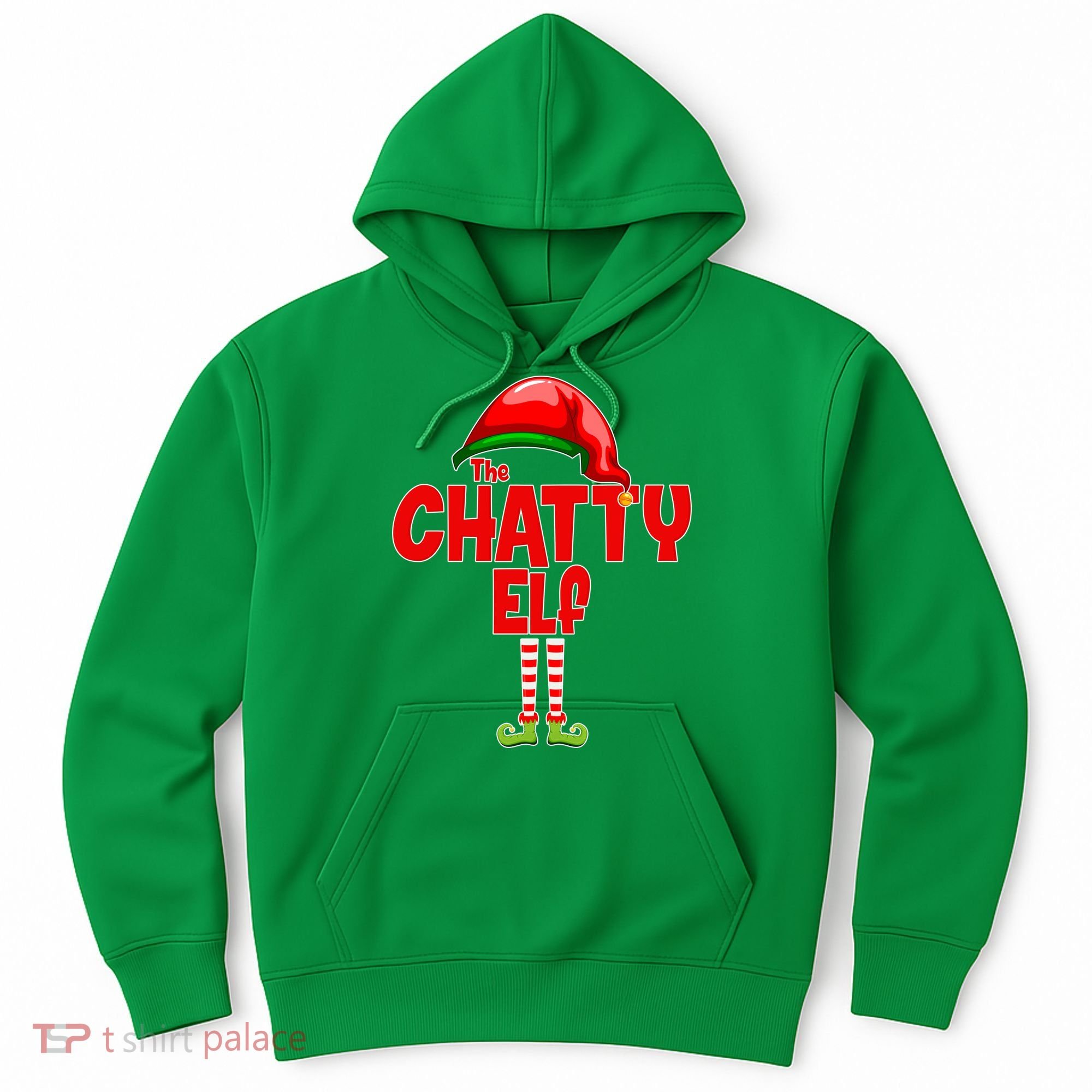 The Chatty Elf Christmas Hoodie