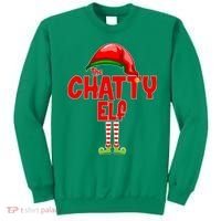 The Chatty Elf Christmas Sweatshirt thumb 0