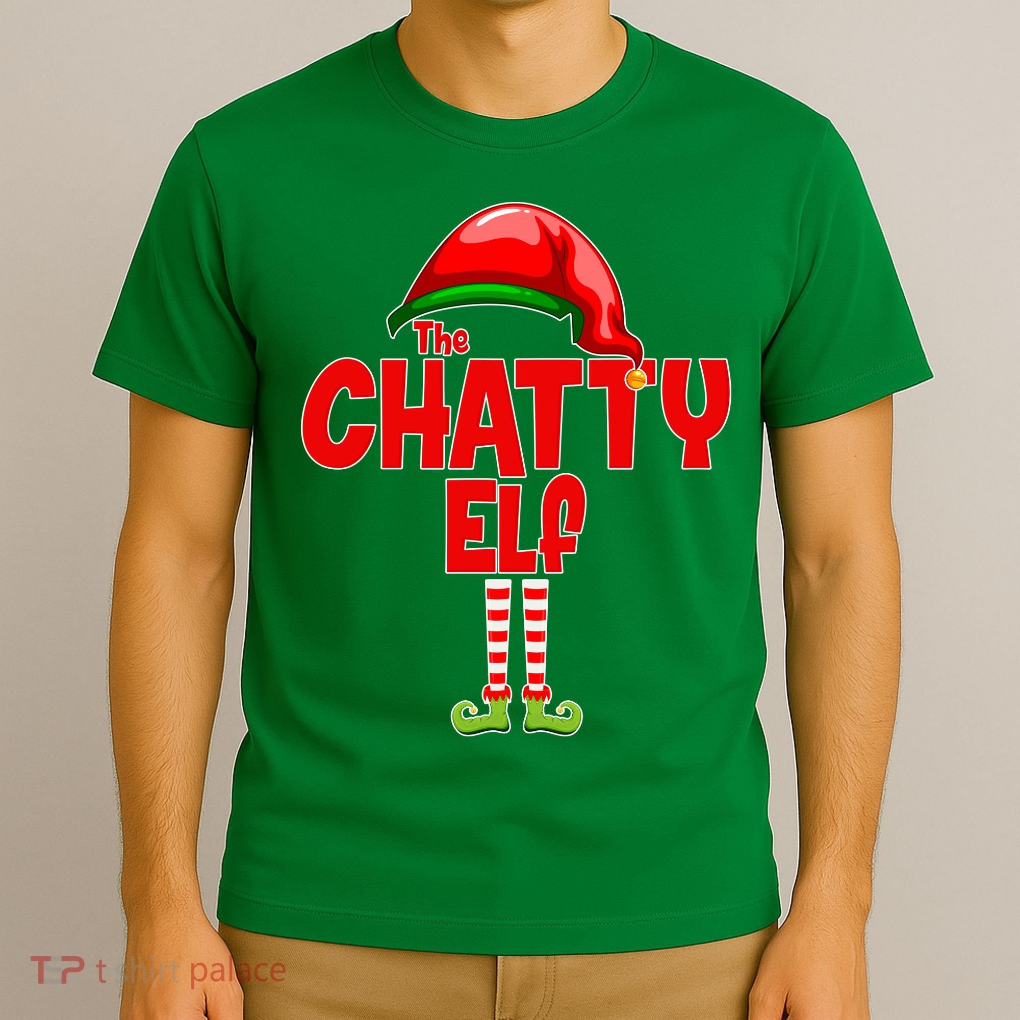 The Chatty Elf Christmas T-Shirt