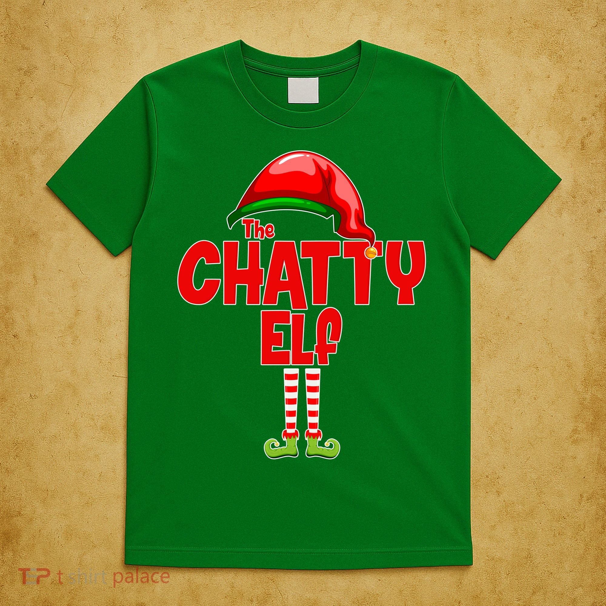 The Chatty Elf Christmas T-Shirt