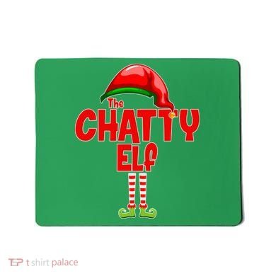 The Chatty Elf Christmas Mousepad