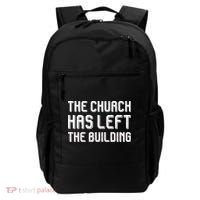 The Church Has Left The Building Backpack thumb 0