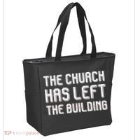 The Church Has Left The Building Tote Bag thumb 2