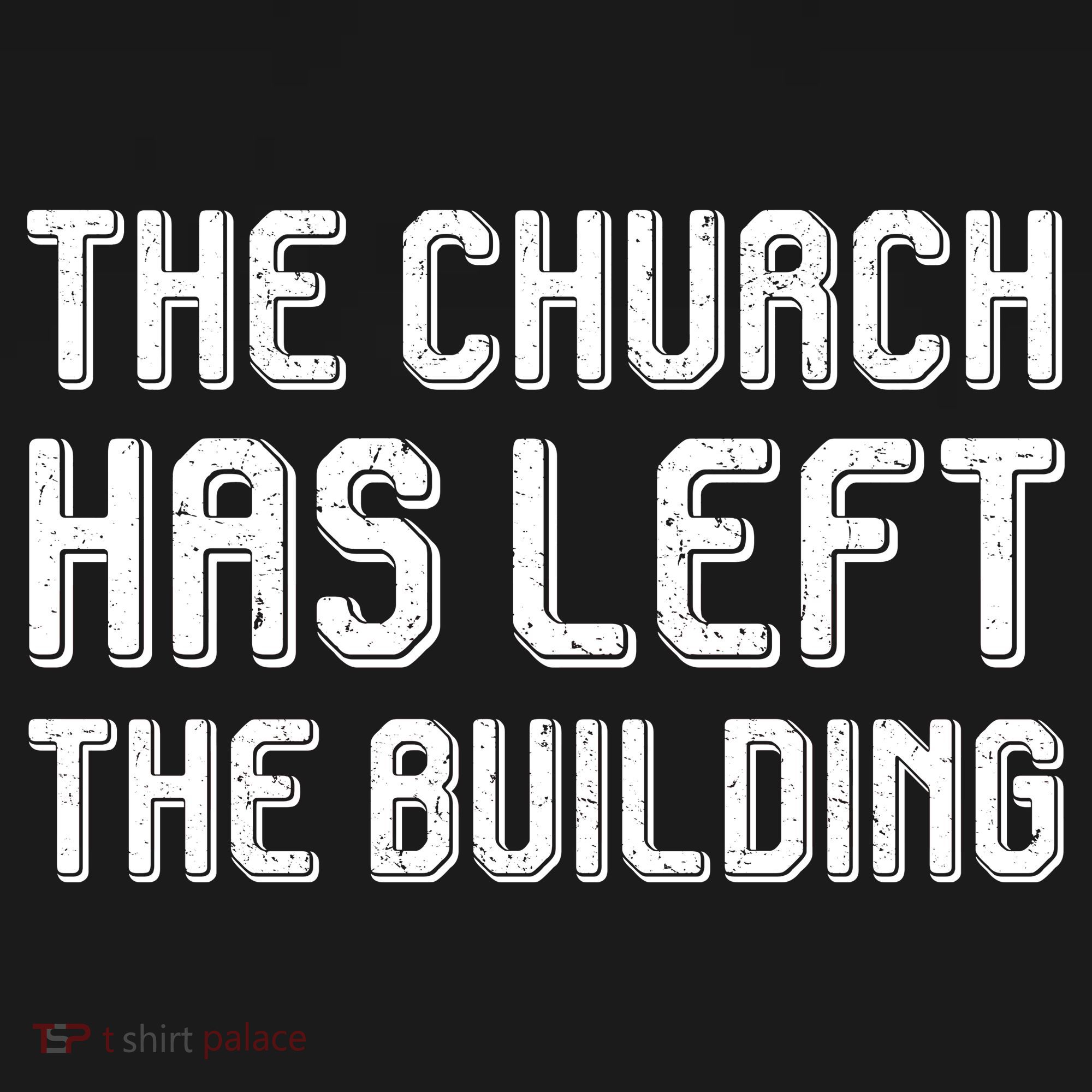 The Church Has Left The Building Tote Bag