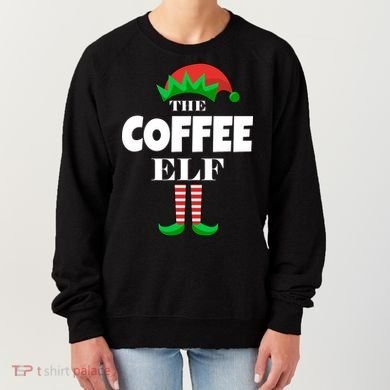 The Coffee Elf Family Matching Christmas Women's Sweatshirt