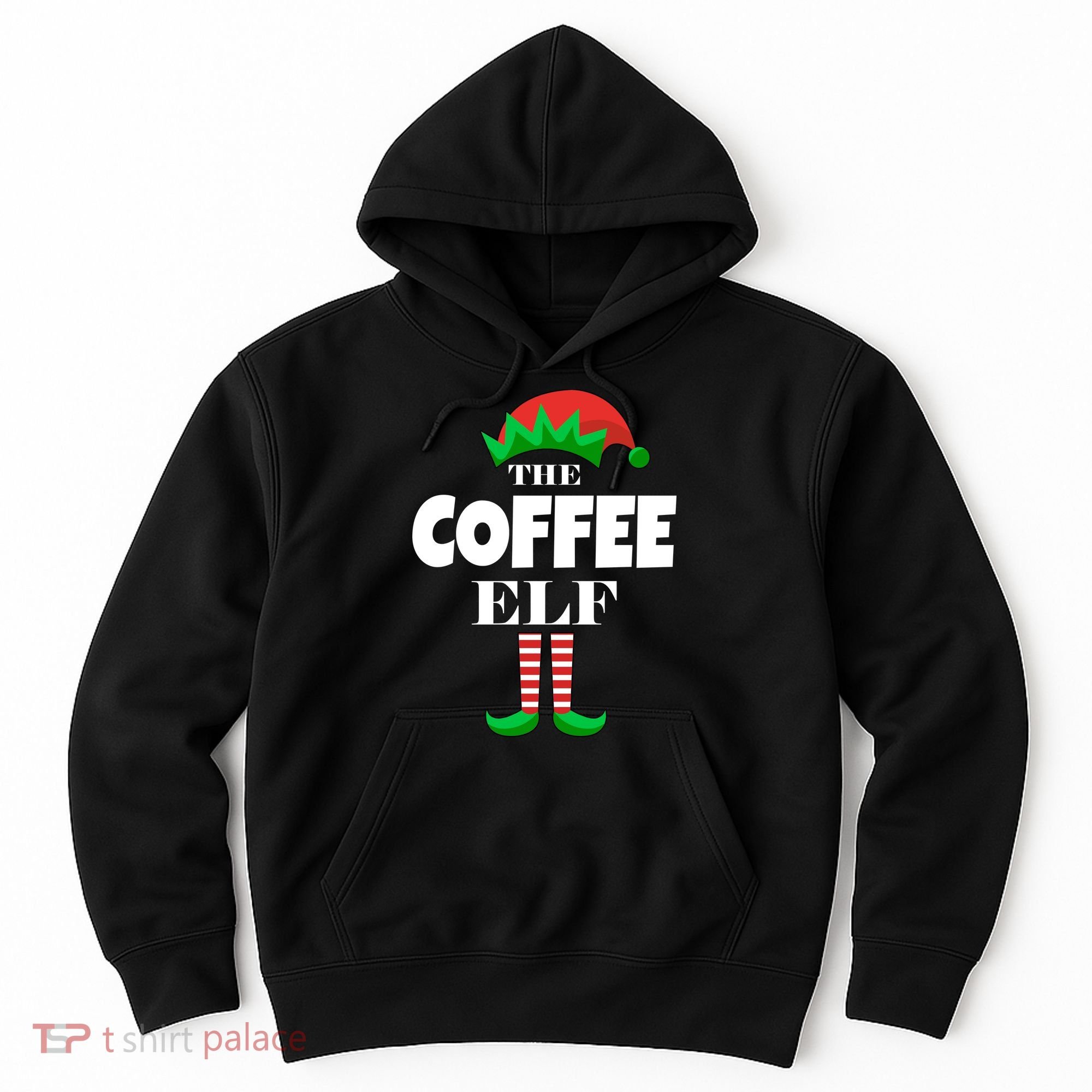 The Coffee Elf Family Matching Christmas Hoodie