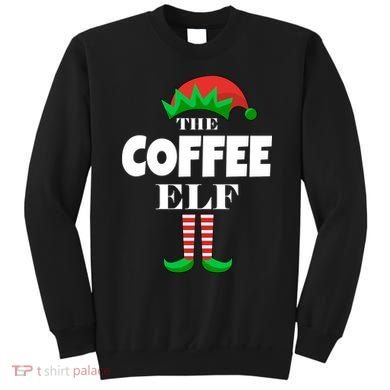 The Coffee Elf Family Matching Christmas Sweatshirt