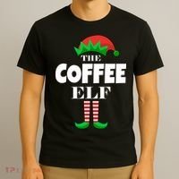 The Coffee Elf Family Matching Christmas T-Shirt thumb 3