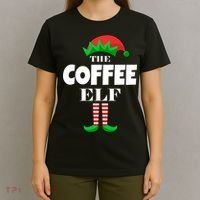 The Coffee Elf Family Matching Christmas T-Shirt thumb 4