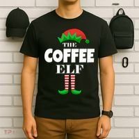 The Coffee Elf Family Matching Christmas T-Shirt thumb 6