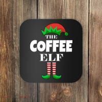 The Coffee Elf Family Matching Christmas Coaster thumb 0