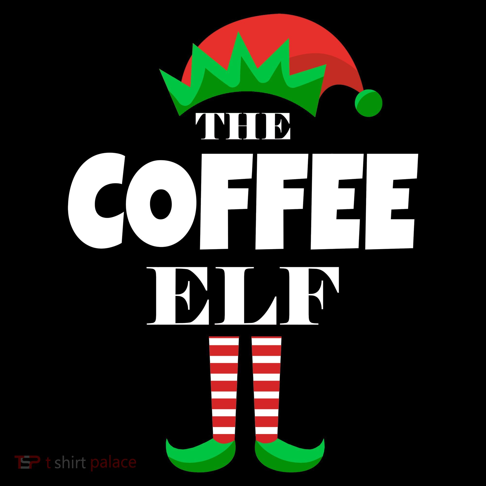 The Coffee Elf Family Matching Christmas Mousepad