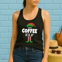 The Coffee Elf Family Matching Christmas Women's Tank Top thumb 2