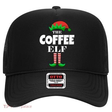The Coffee Elf Family Matching Christmas Hat