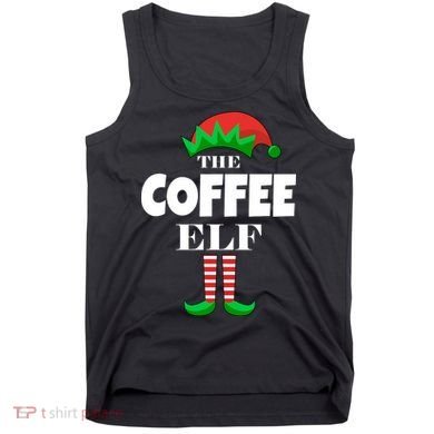 The Coffee Elf Family Matching Christmas Tank Top