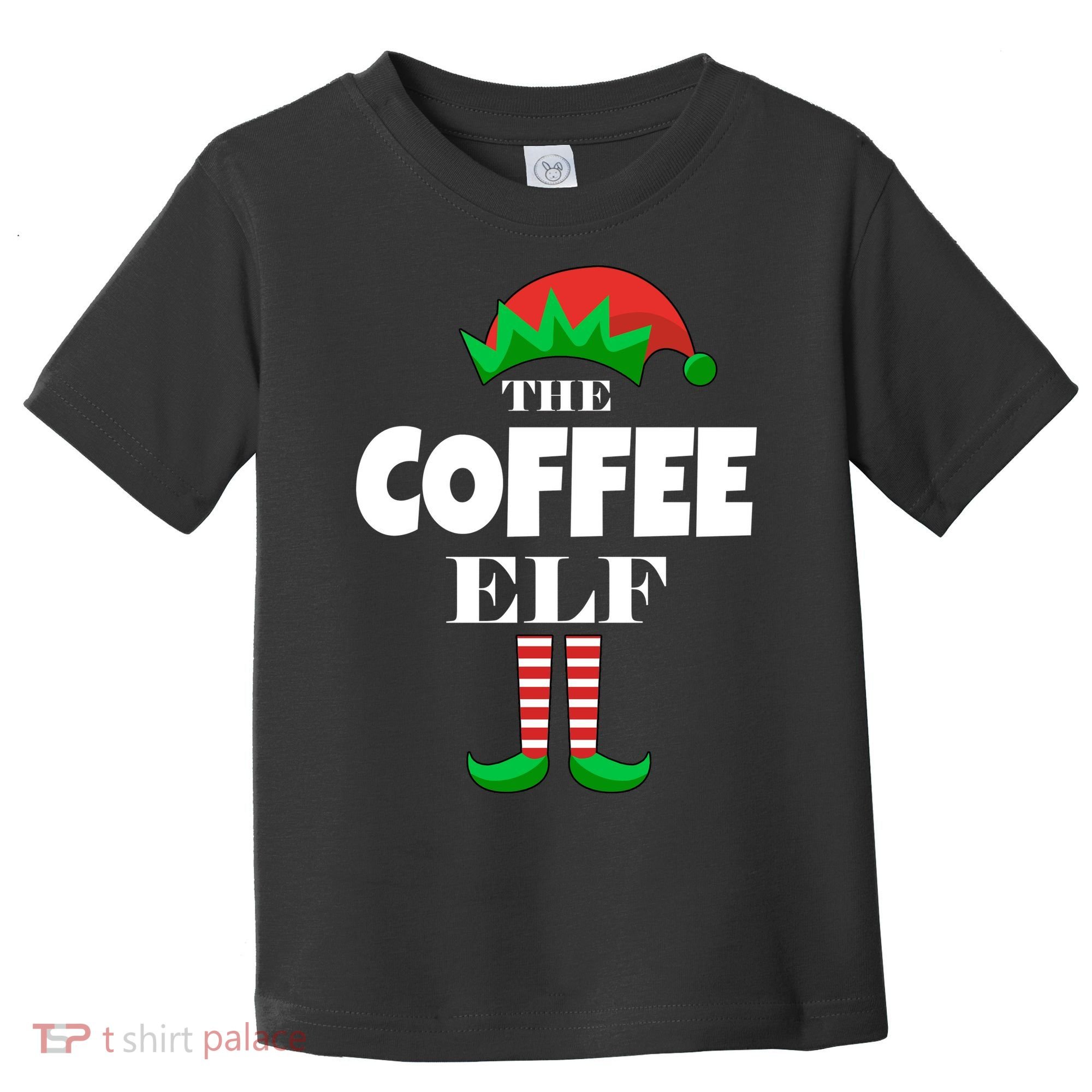 The Coffee Elf Family Matching Christmas Toddler T-Shirt
