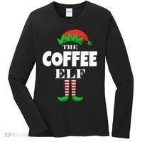 The Coffee Elf Family Matching Christmas Women's Long Sleeve Shirt thumb 0