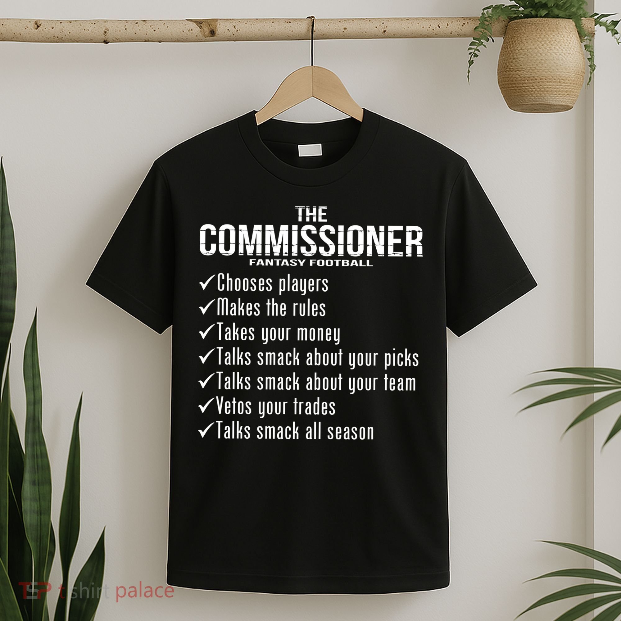 The Commissioner Fantasy Football  T-Shirt