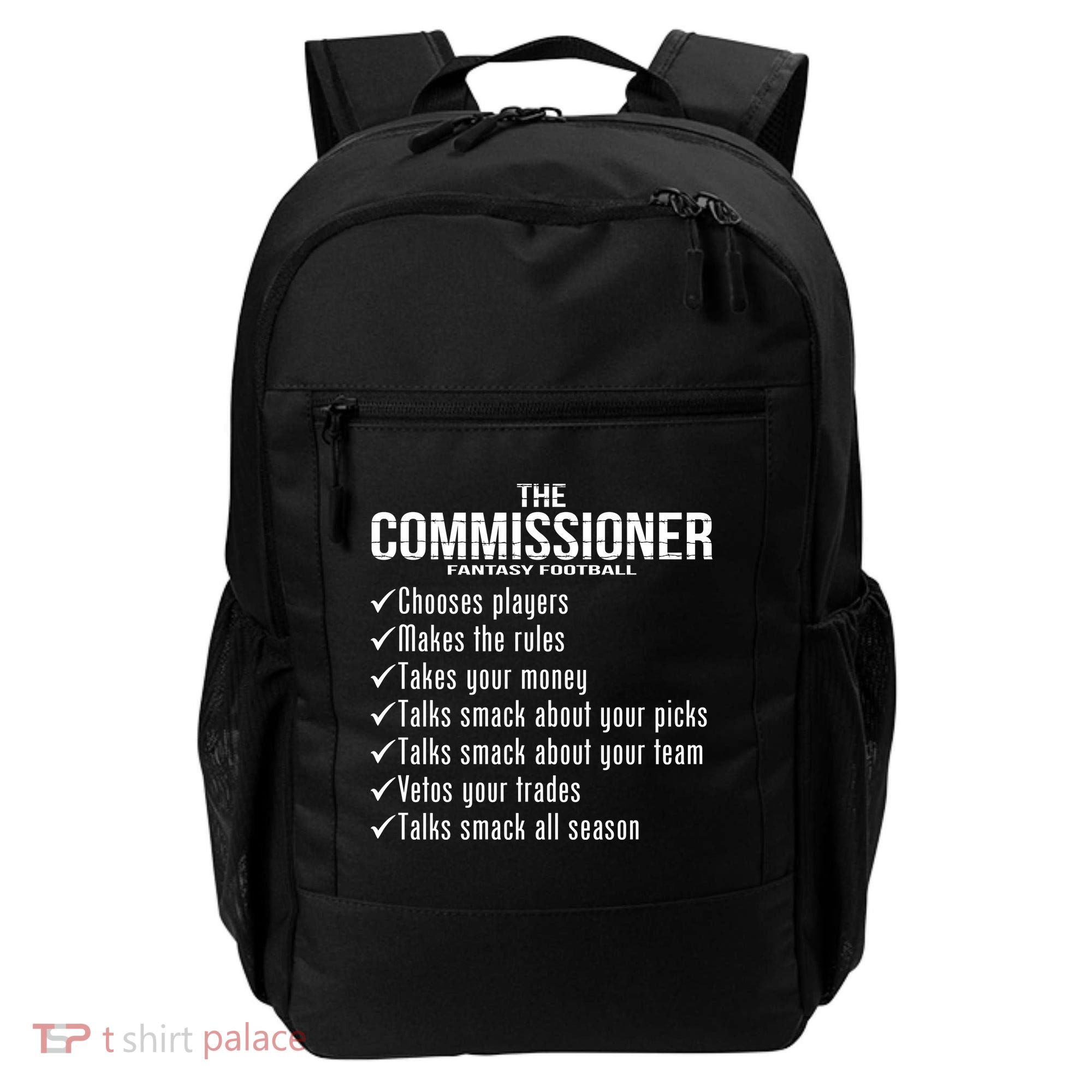 The Commissioner Fantasy Football  Backpack