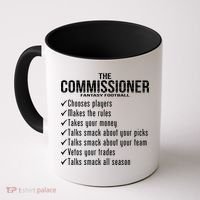 The Commissioner Fantasy Football  Coffee Mug thumb 0