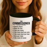 The Commissioner Fantasy Football  Coffee Mug thumb 3