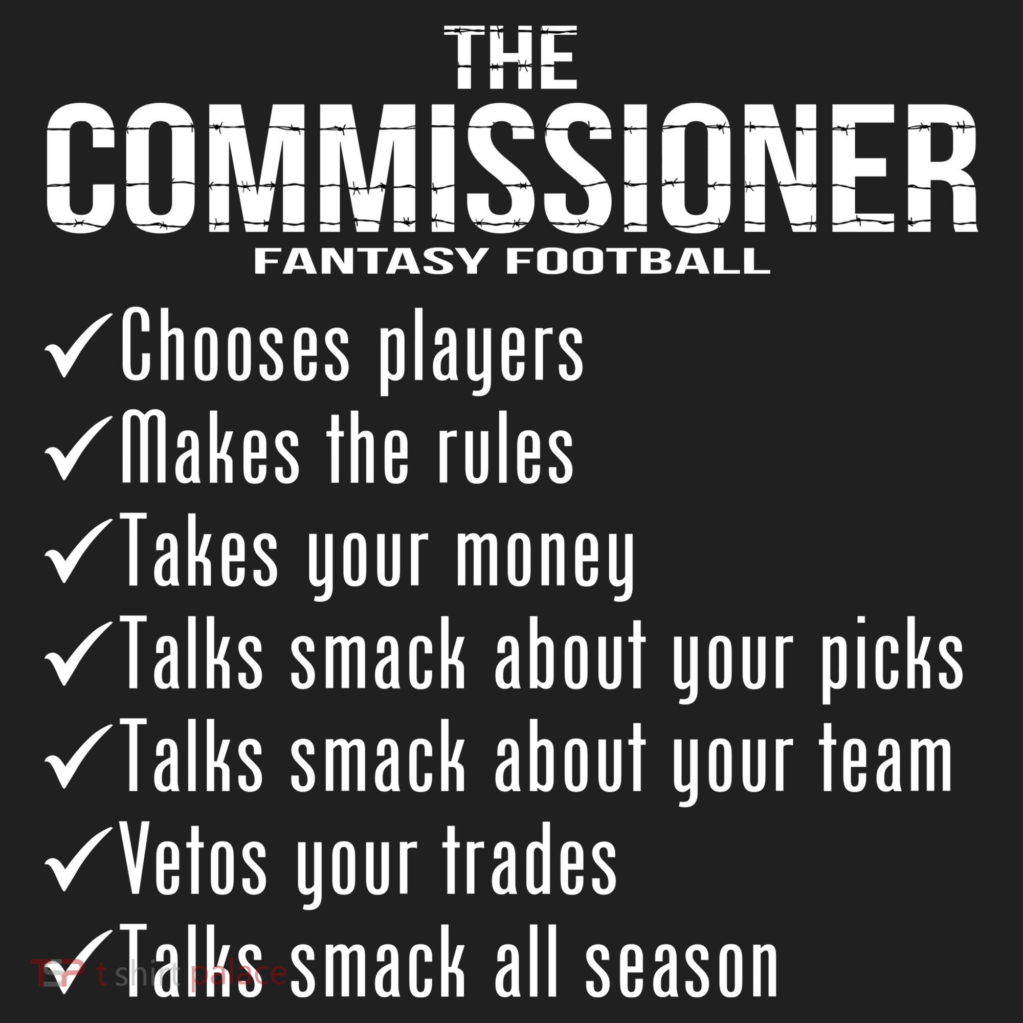 The Commissioner Fantasy Football  Beanie