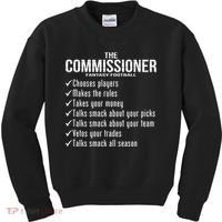The Commissioner Fantasy Football  Kids Sweatshirt thumb 0