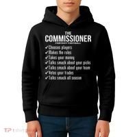 The Commissioner Fantasy Football  Kids Hoodie thumb 4