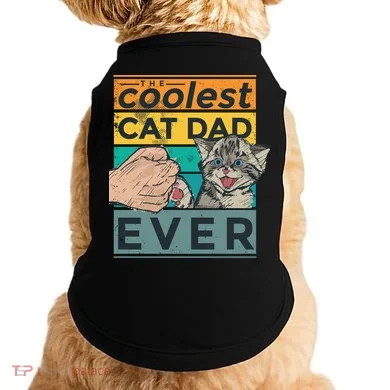 The Coolest Cat Dad Ever Doggie Tank