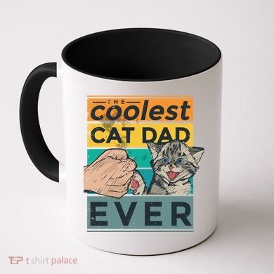 The Coolest Cat Dad Ever Coffee Mug