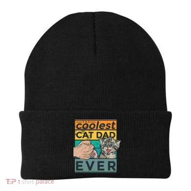 The Coolest Cat Dad Ever Beanie