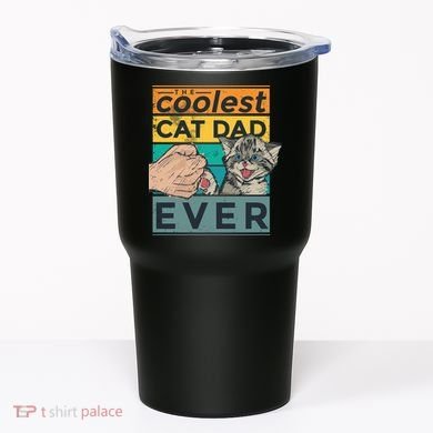 The Coolest Cat Dad Ever Tumbler