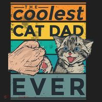 The Coolest Cat Dad Ever Tumbler thumb 3