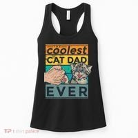 The Coolest Cat Dad Ever Women's Tank Top thumb 0