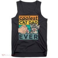 The Coolest Cat Dad Ever Tank Top thumb 0