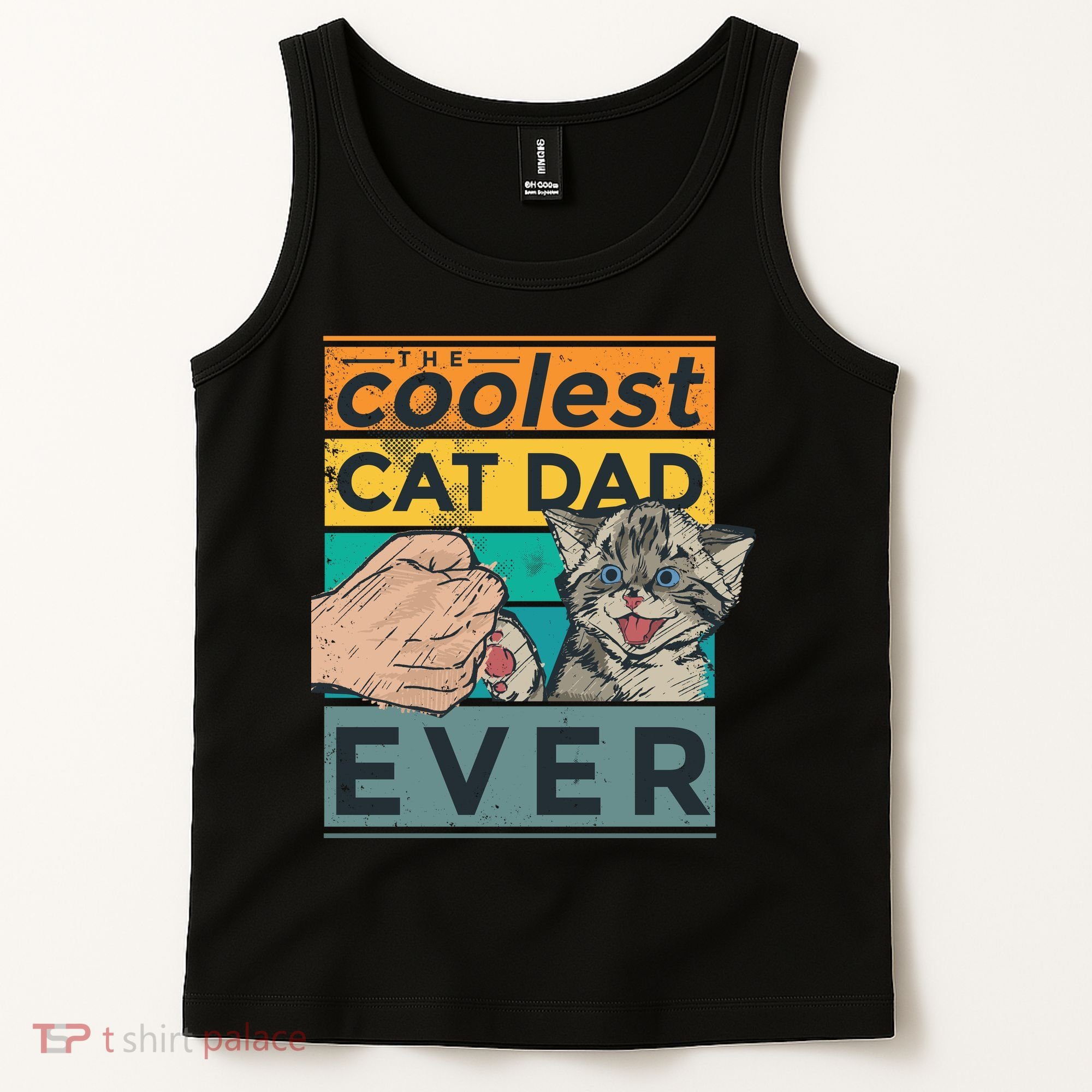 The Coolest Cat Dad Ever Tank Top