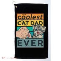 The Coolest Cat Dad Ever Golf Towel thumb 0
