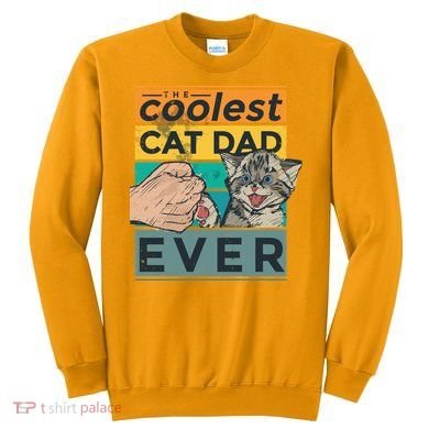 The Coolest Cat Dad Ever Sweatshirt