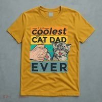 The Coolest Cat Dad Ever T-Shirt thumb 5
