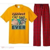 The Coolest Cat Dad Ever Pajama Set thumb 0