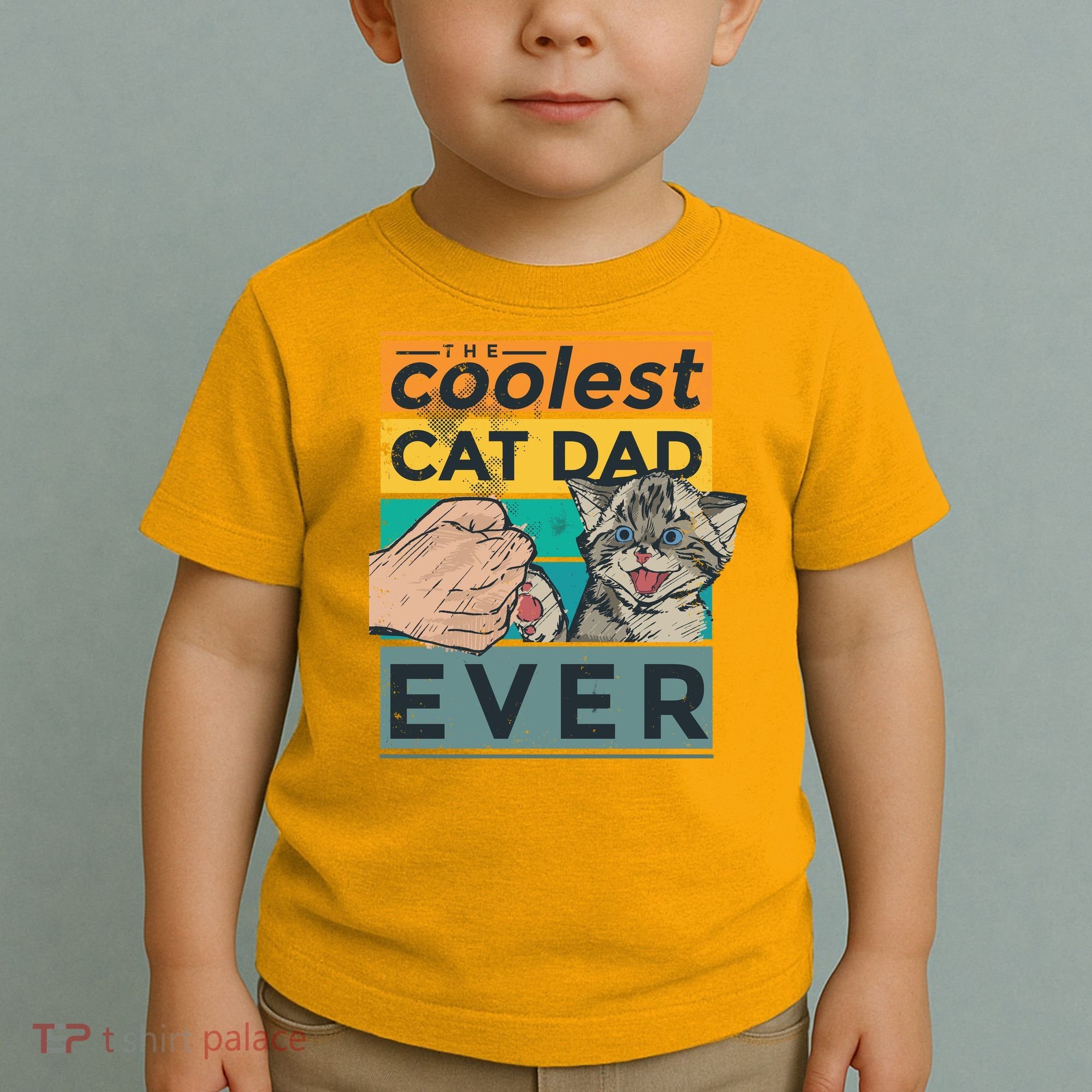 The Coolest Cat Dad Ever Toddler T-Shirt