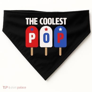 The Coolest Pop Happy Father's Day Popsicles USA-Made Doggie Bandana