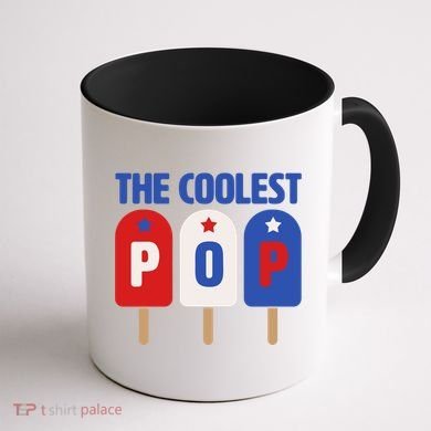 The Coolest Pop Happy Father's Day Popsicles Coffee Mug back