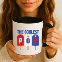 The Coolest Pop Happy Father's Day Popsicles Coffee Mug thumb 3