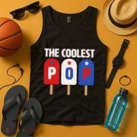 The Coolest Pop Happy Father's Day Popsicles Tank Top thumb 4