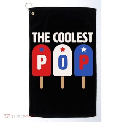 The Coolest Pop Happy Father's Day Popsicles Golf Towel